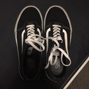 Vans Canvas Black Old Skool Size 8 men’s, 9.5 W